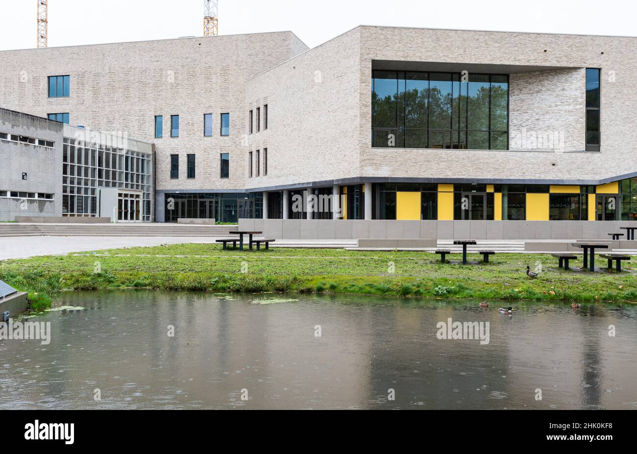 Heverlee, Leuven, Flemish Brabant Region - Belgium 10 31 2021: The Arenberg campus of the Catholic University. Stock Photo