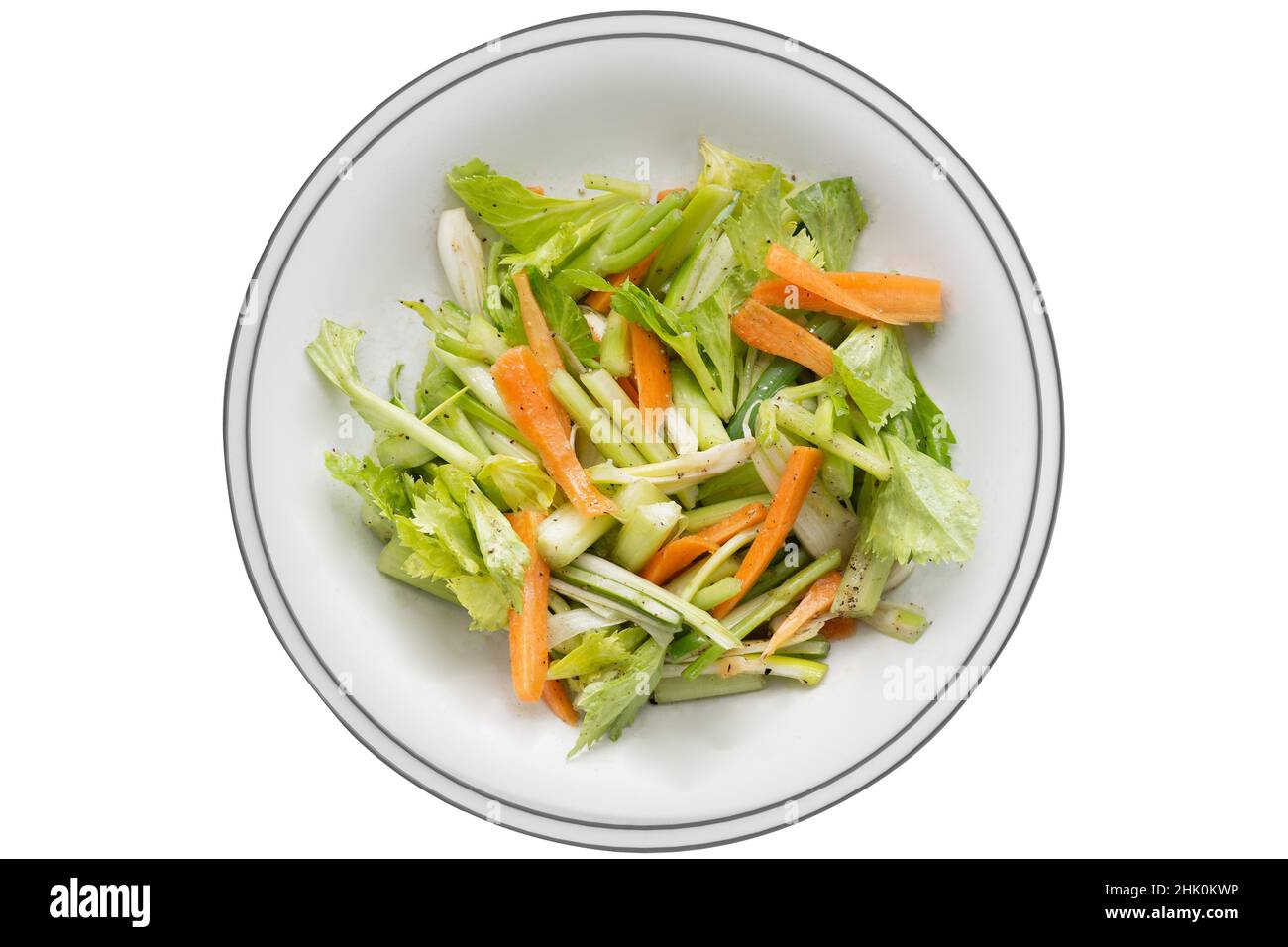 Celery and carrot salad Stock Photo Alamy