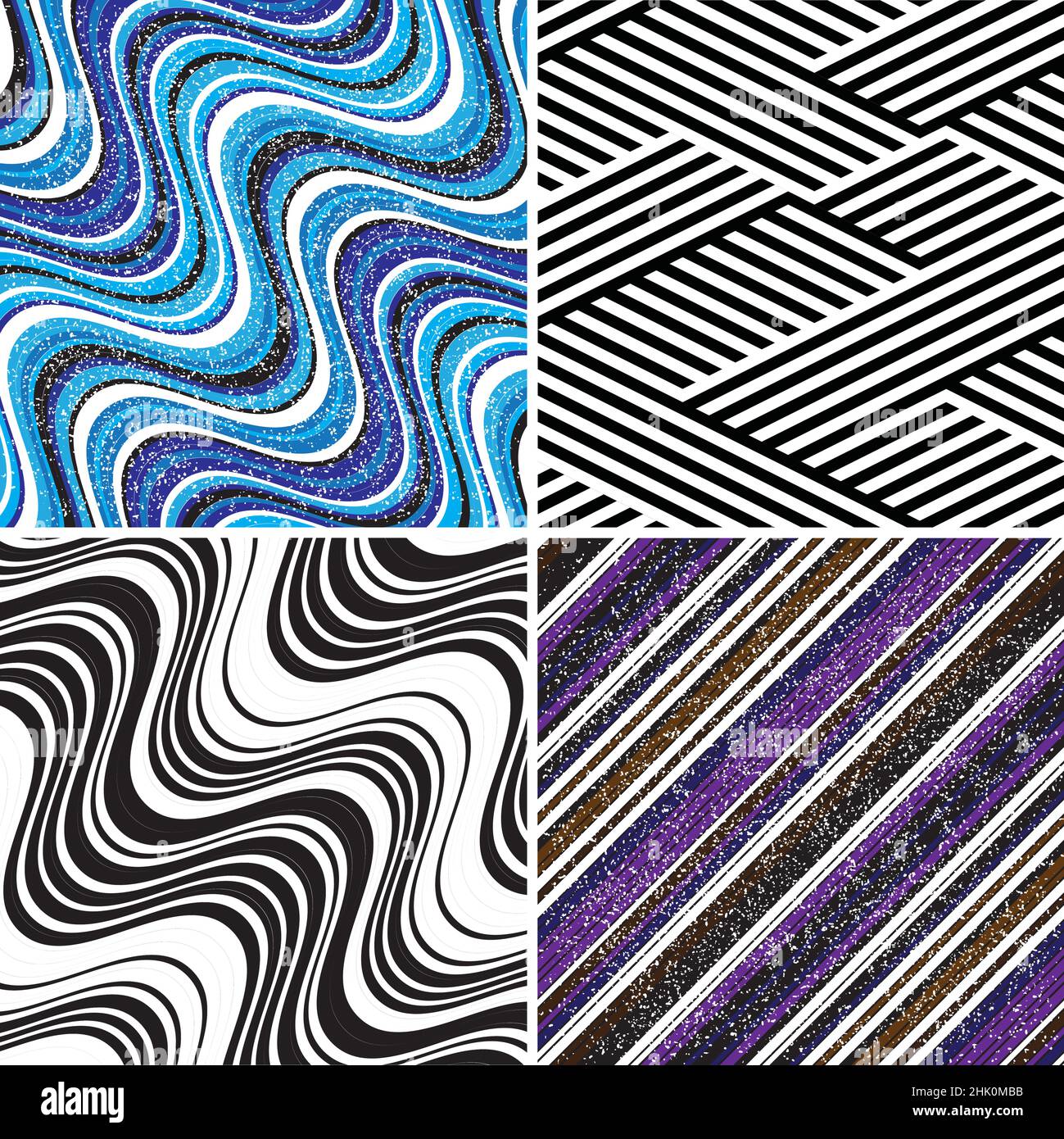 4 different vector patterns in the same package(eps). One pattern is ...