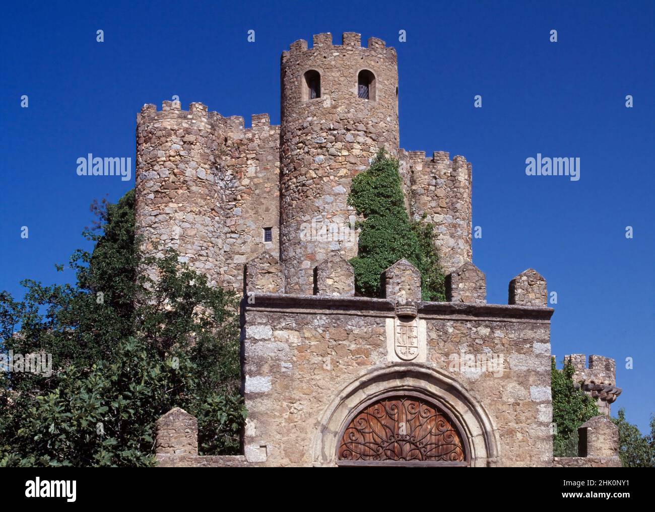 Castle of San Martin de Valdeiglesias. Madrid. Spain. Stock Photo