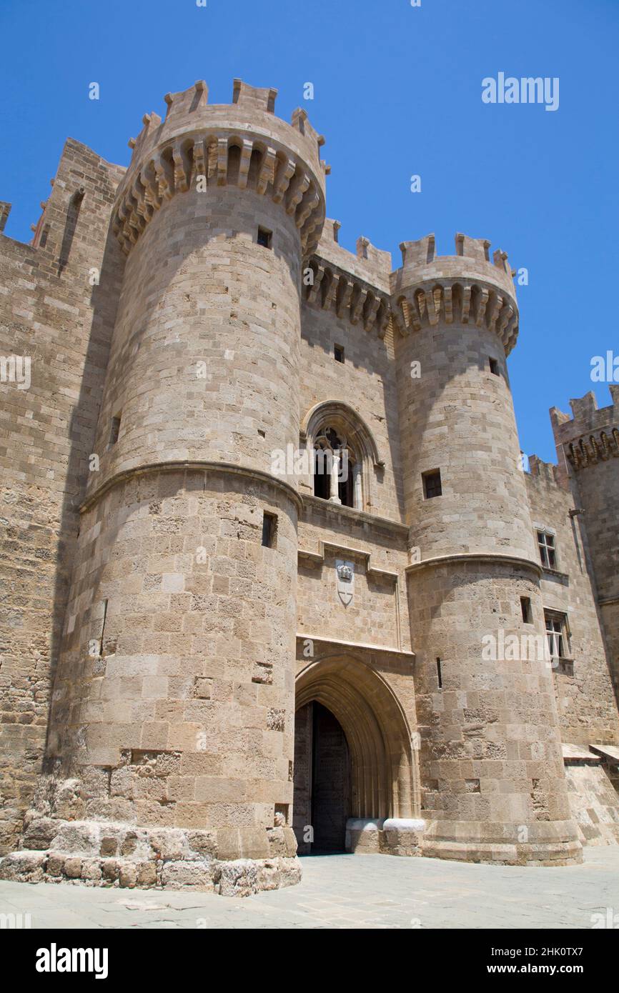 Palace of the Grand Master in Greek Islands