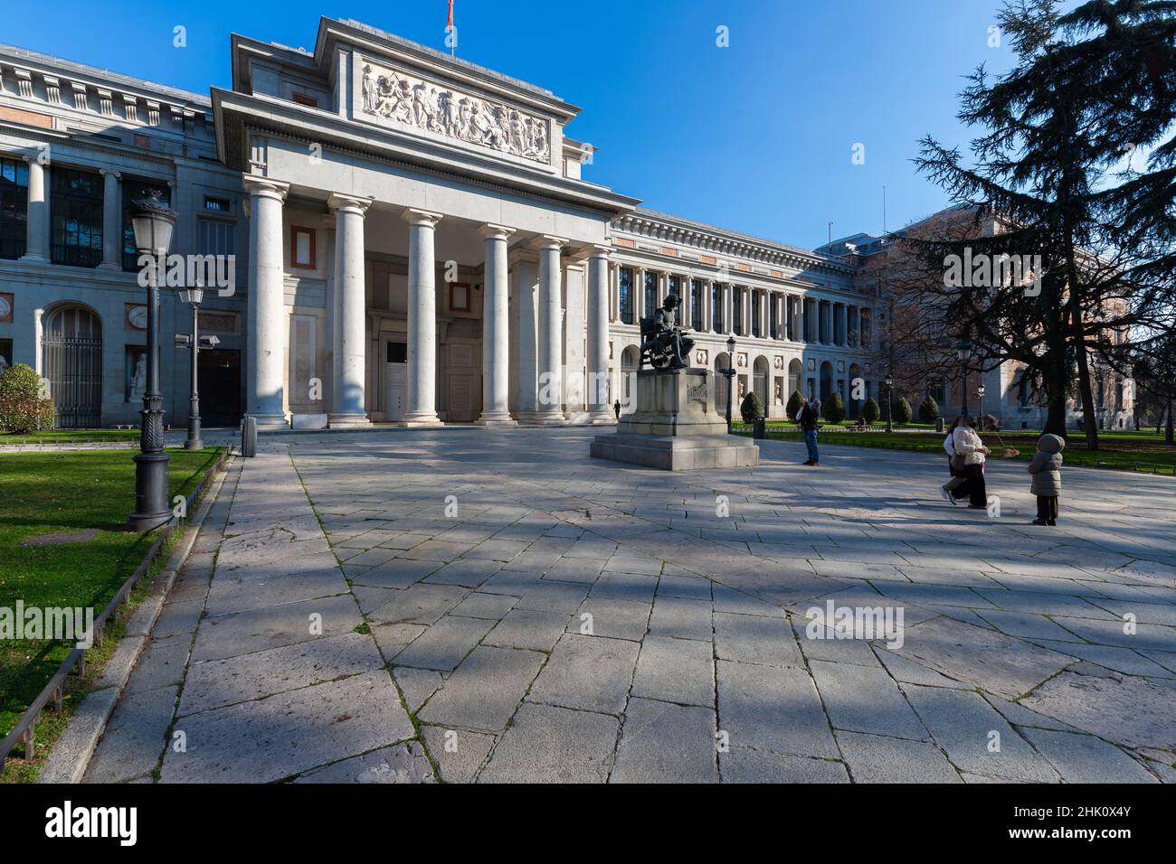 the Prado Museum is the Spanish national art museum, it houses one of the world's finest collections of European art. Founded as a museum of paintings Stock Photo