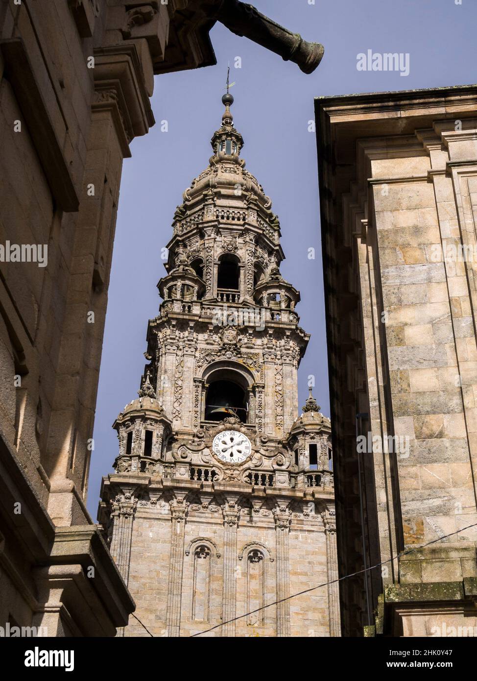 The Cathedral of Santiago of Compostela. La Coruna. Galicia. Spain. Stock Photo
