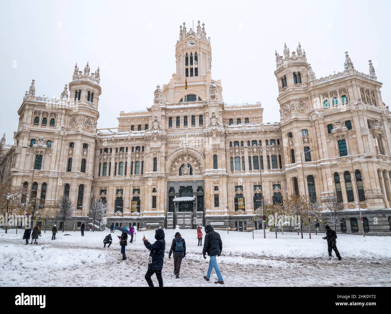 Ayuntamiento de Madrid. España. Stock Photo