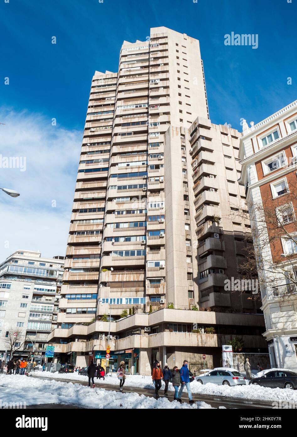 Torre de Valencia. Madrid. España. Stock Photo