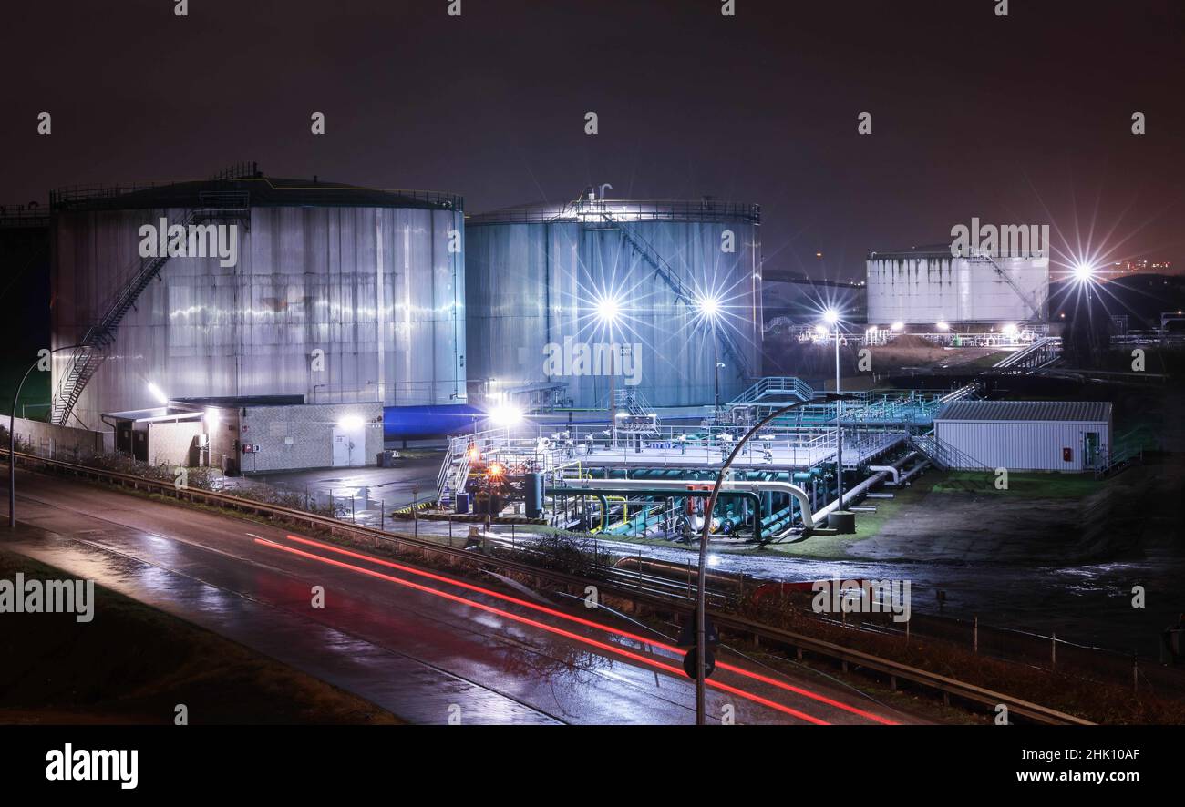 Hamburg, Germany. 01st Feb, 2022. View of storage containers of the