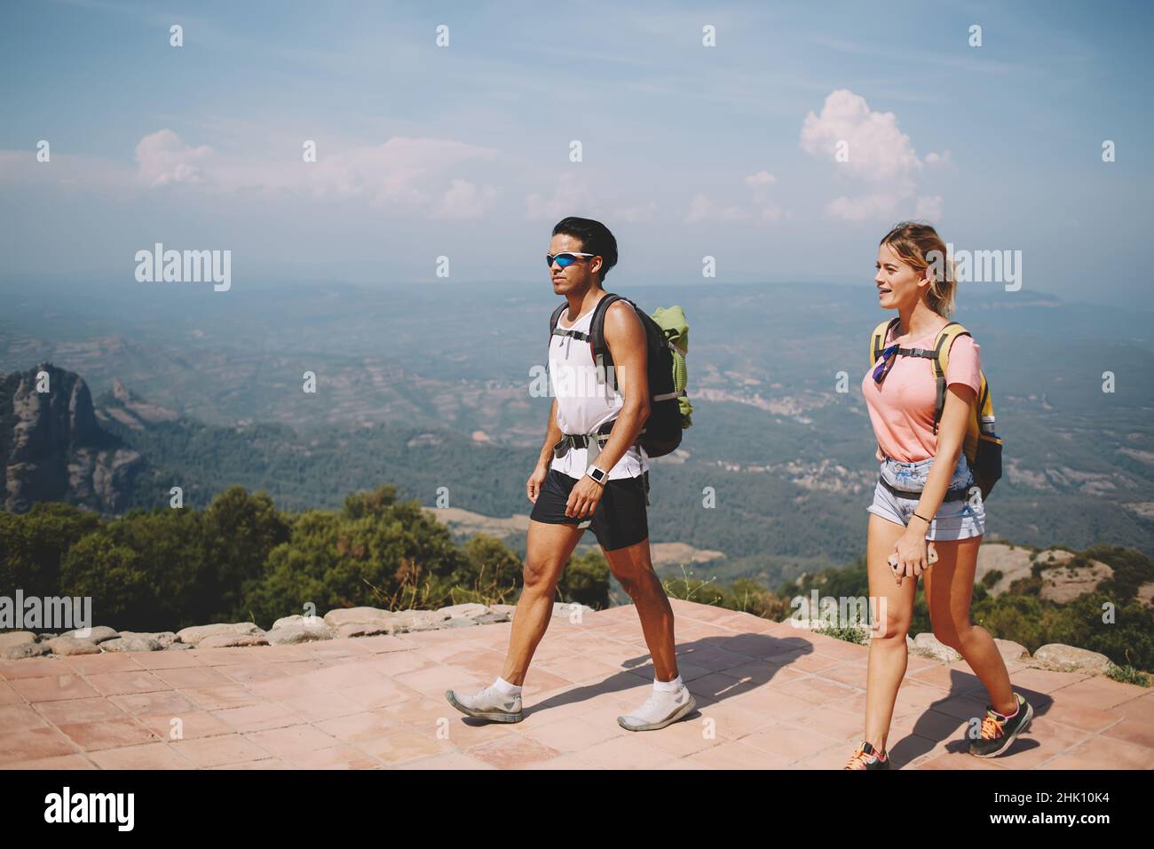 Tourists walk walking hike hi-res stock photography and images - Alamy