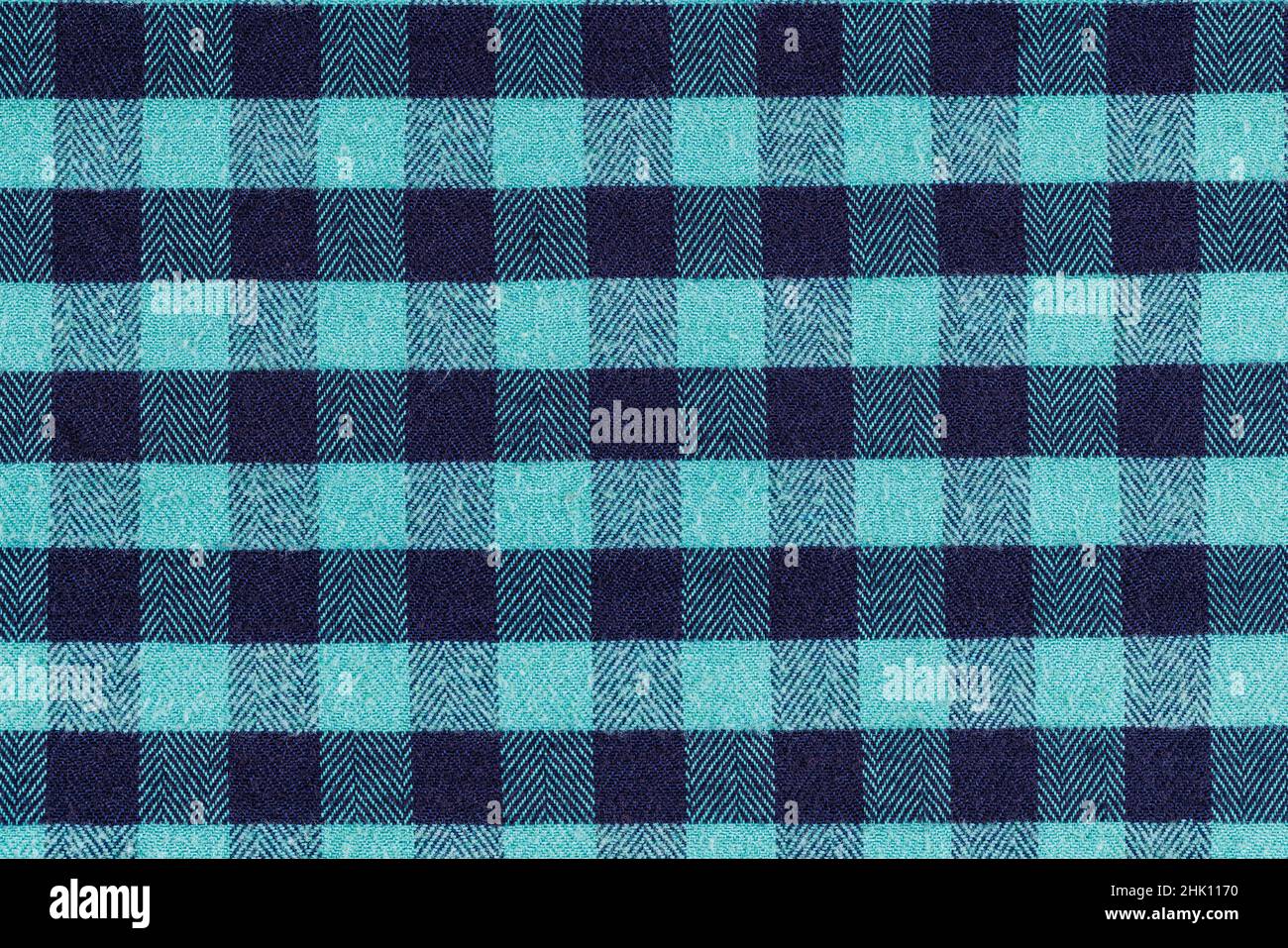 plaid pattern. Scottish plaid texture. Blue,green plaid texture. Stock Photo