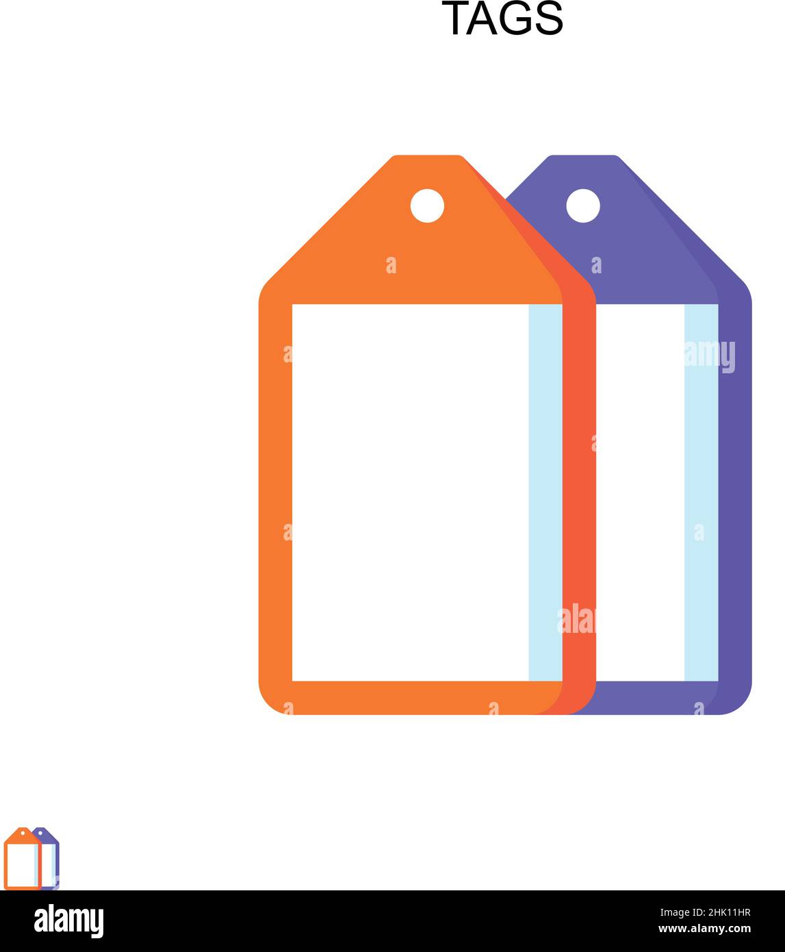 White price tags illustration Stock Vector Images - Alamy