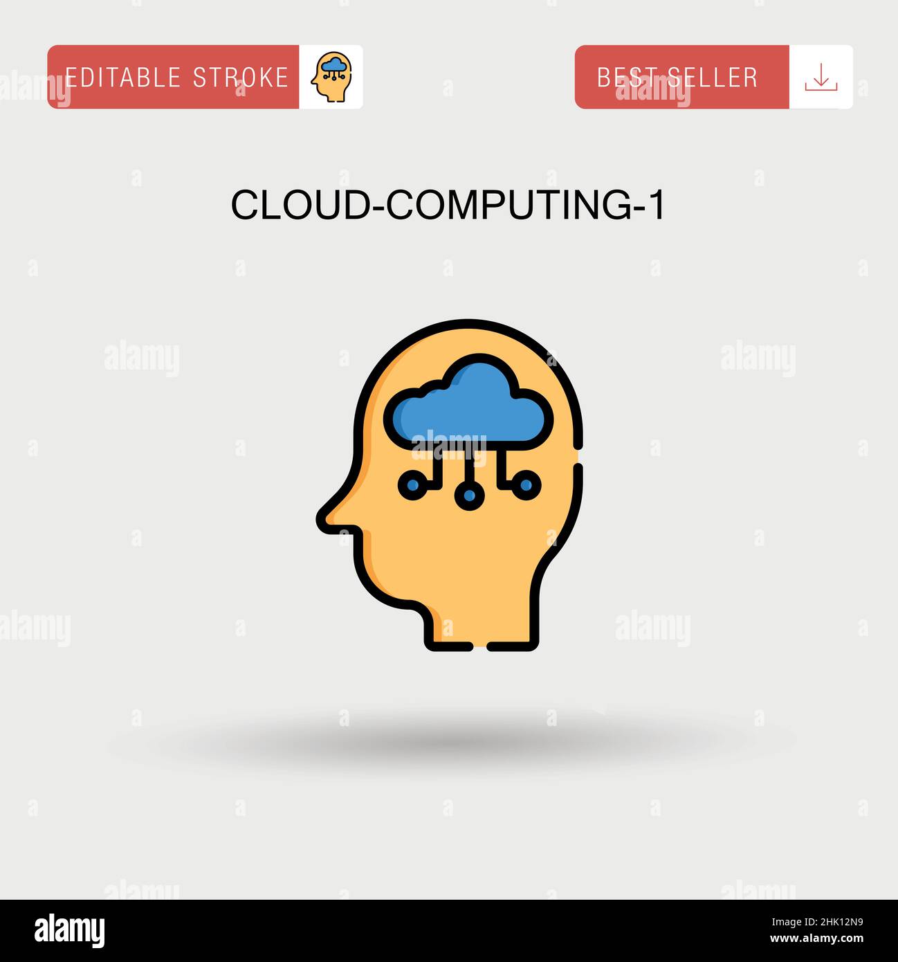 Cloud arrow computing concept hi-res stock photography and images - Alamy