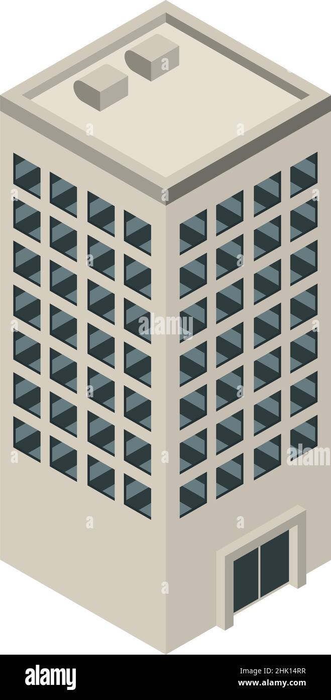 isometric skyscraper building Stock Vector Image & Art - Alamy