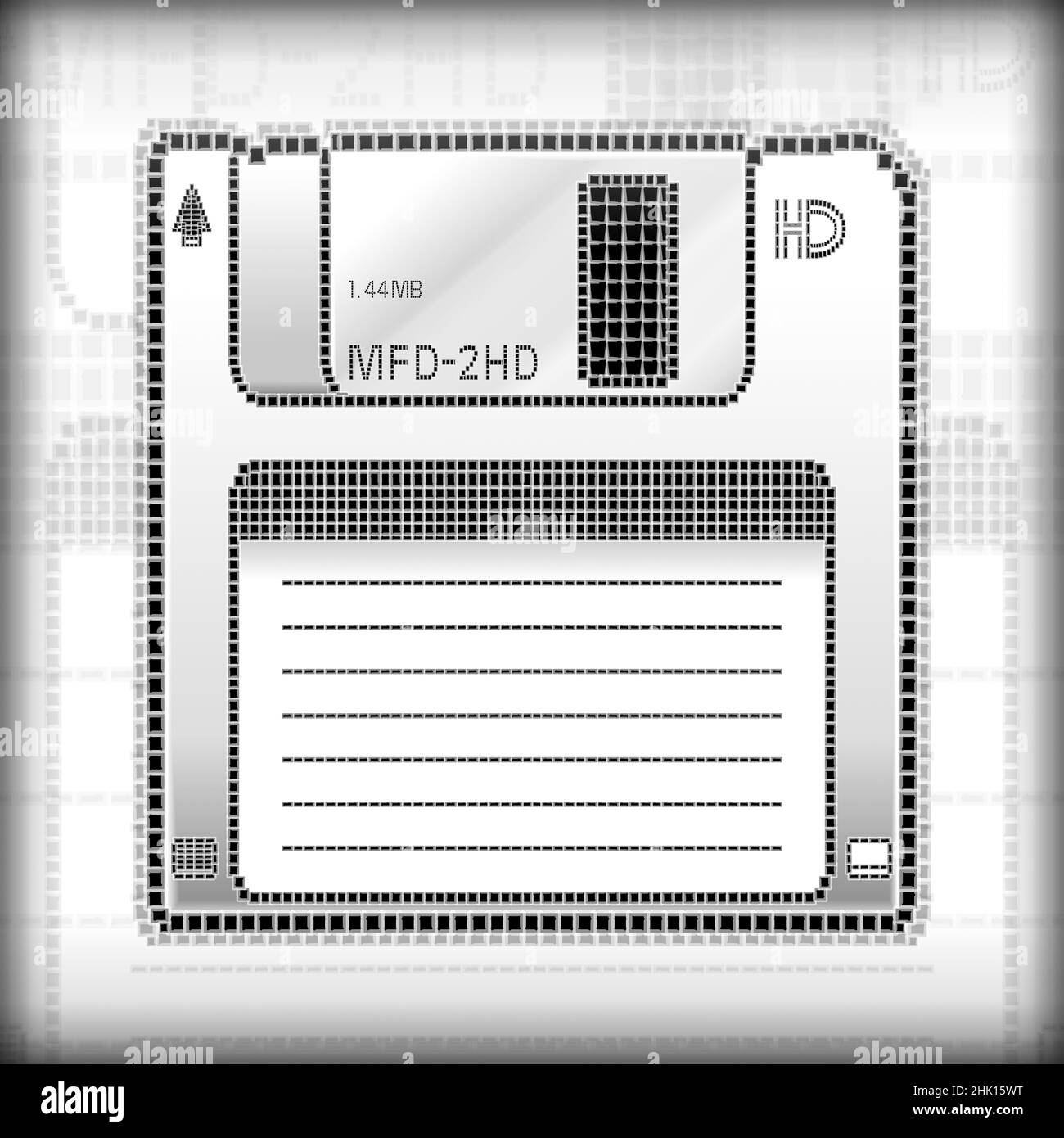 Black and white retro style creative illustration Stock Photo - Alamy