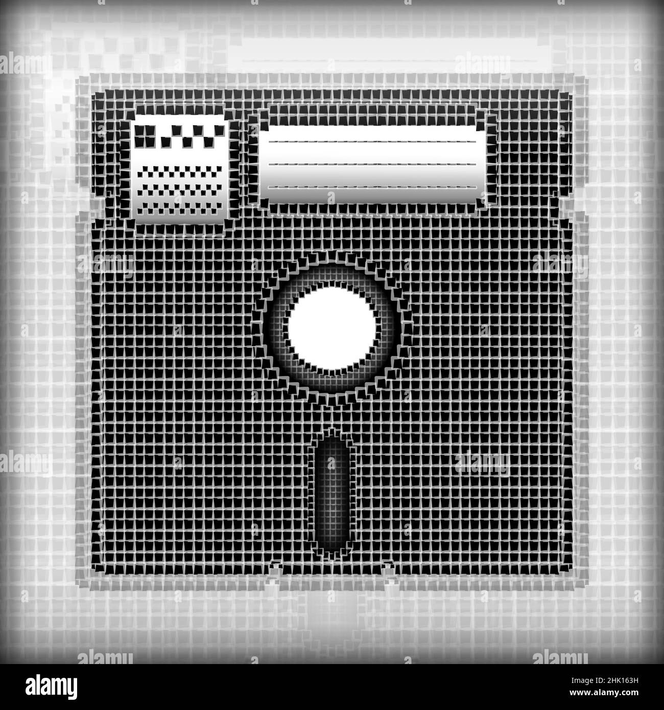 Black and white retro style creative illustration Stock Photo - Alamy