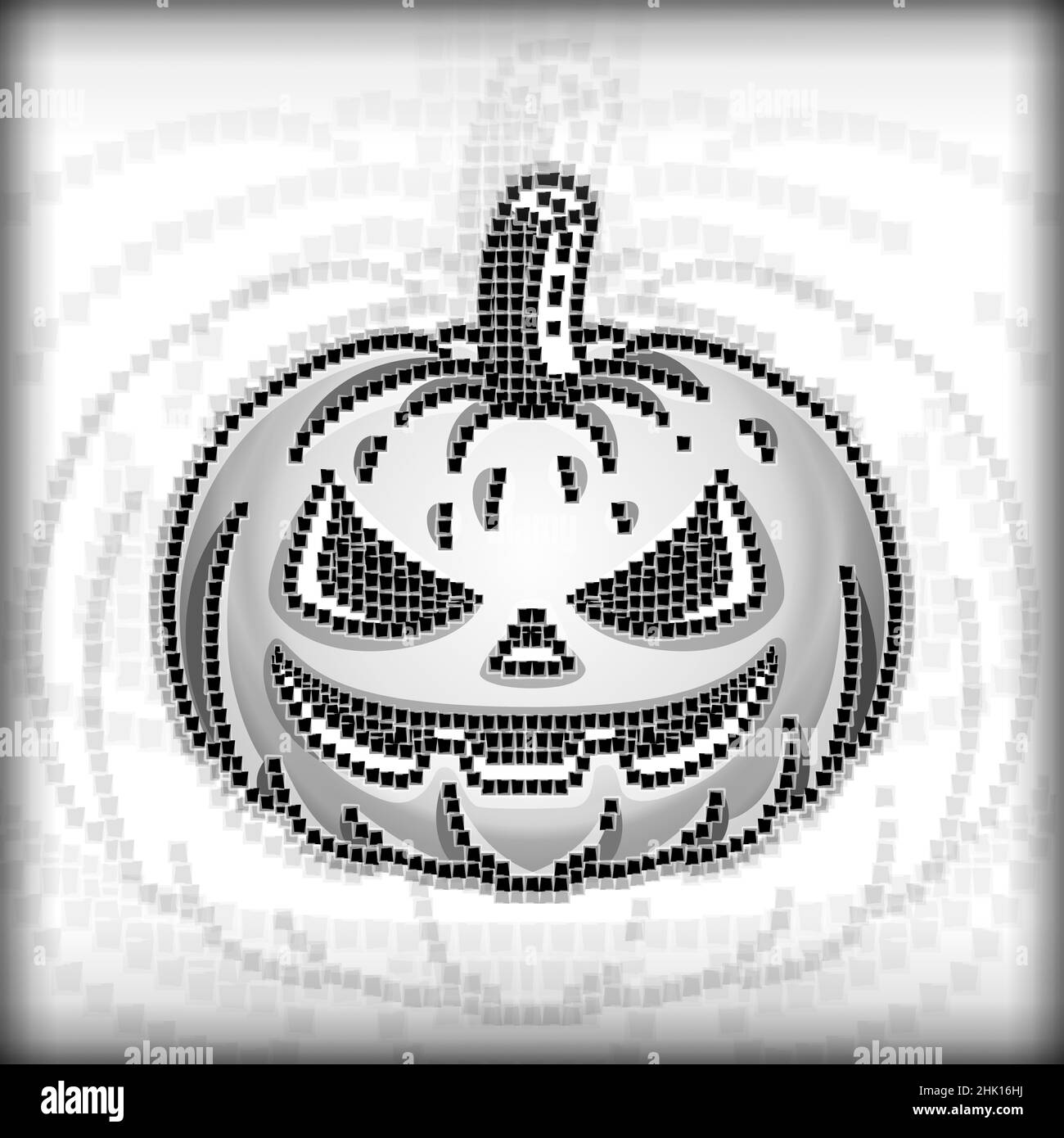 Black and white retro style creative illustration Stock Photo - Alamy