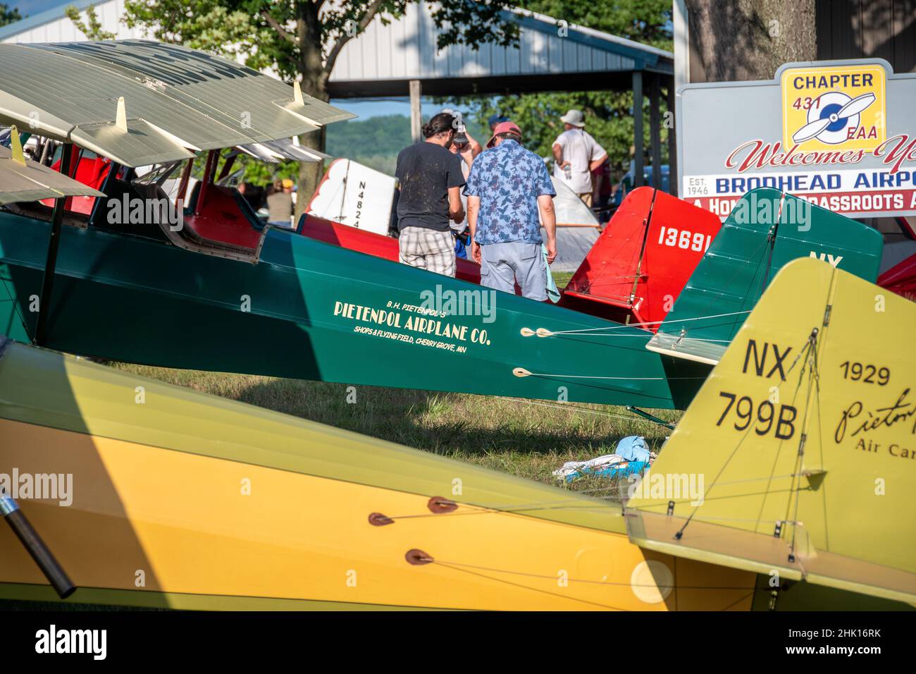 Brodhead WI Pietenpol reunion Stock Photo Alamy