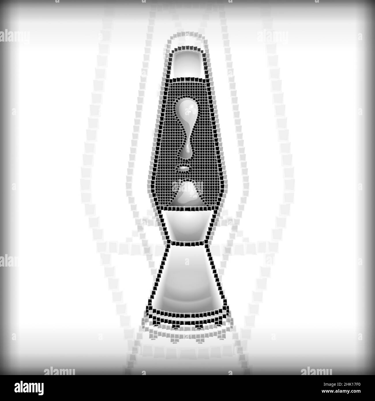 Black and white retro style creative illustration Stock Photo - Alamy
