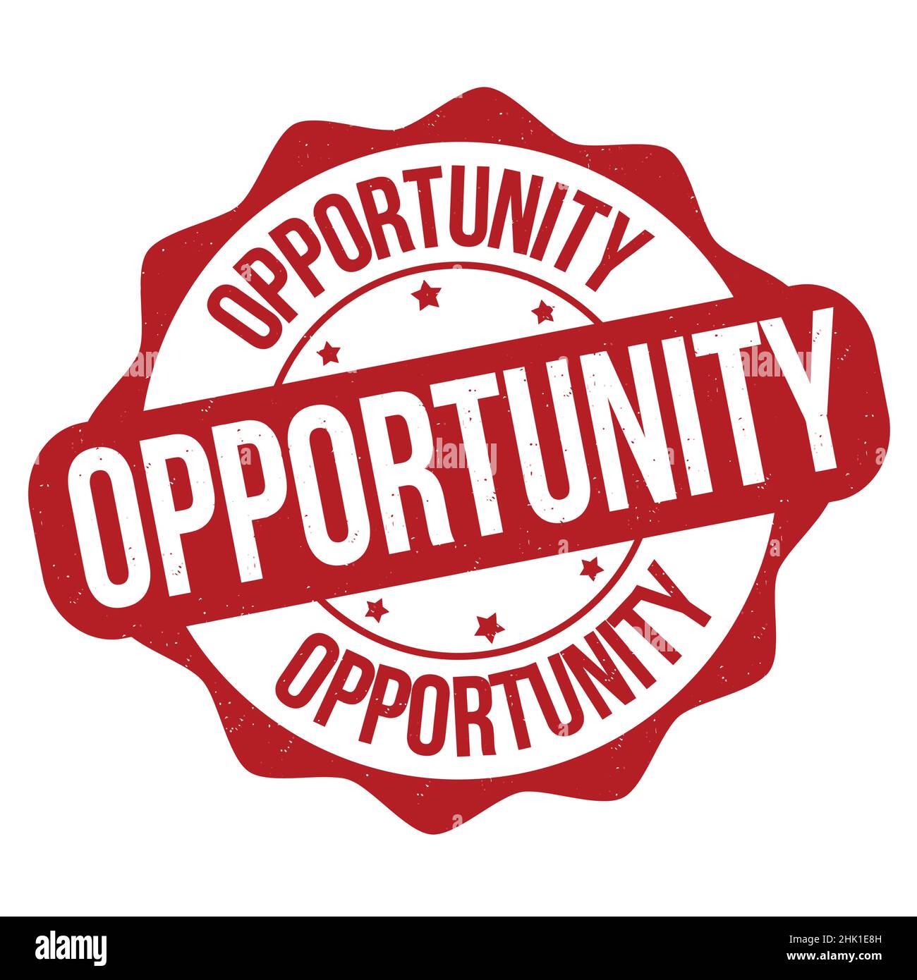 Opportunity grunge rubber stamp on white background, vector ...