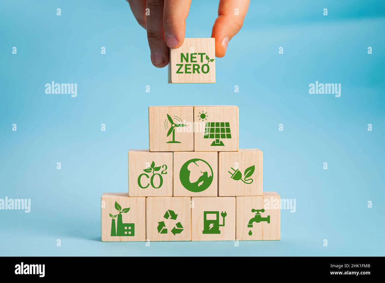 Net zero and carbon neutral concept. Net zero greenhouse gas emissions ...