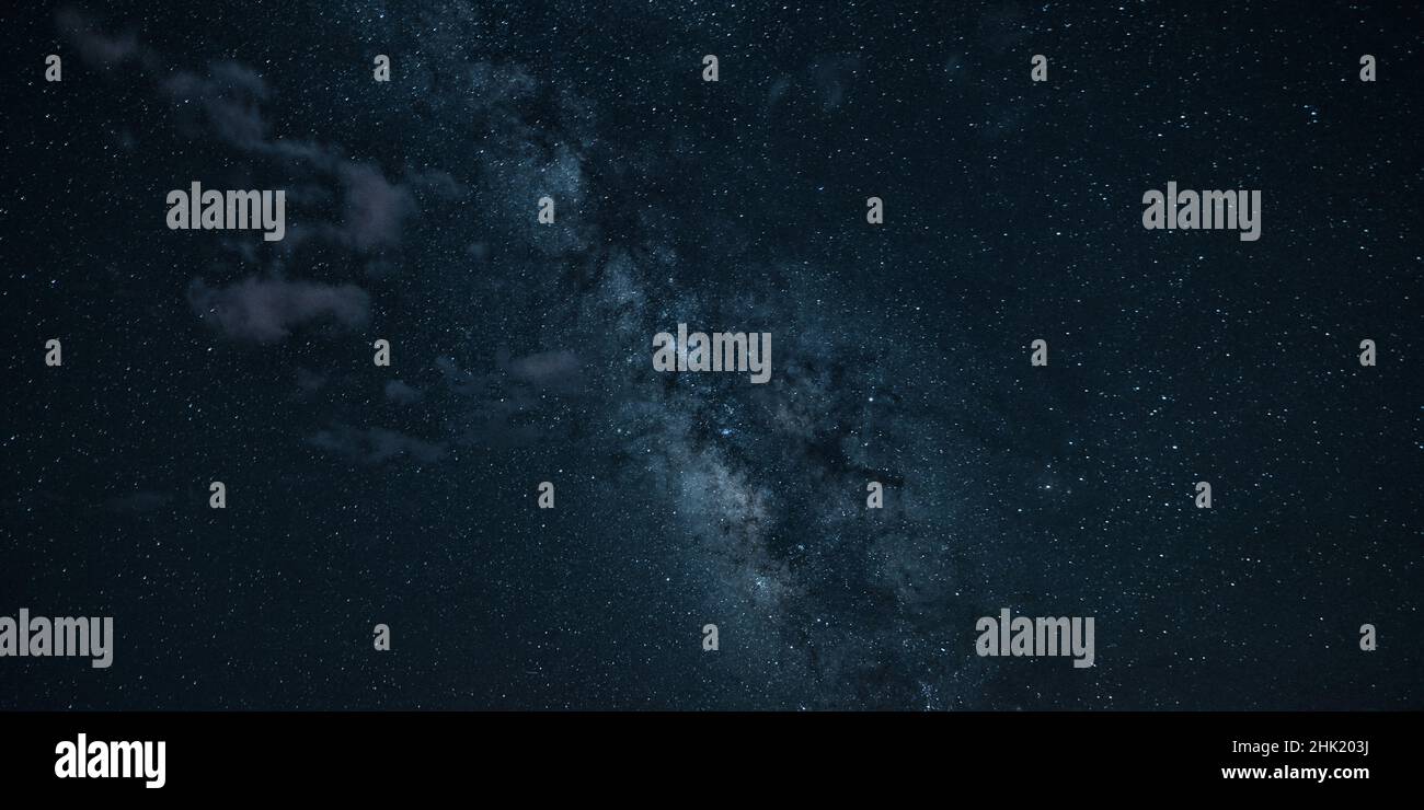 Beautiful shot of Milky Way galaxy in a starry sky Stock Photo - Alamy