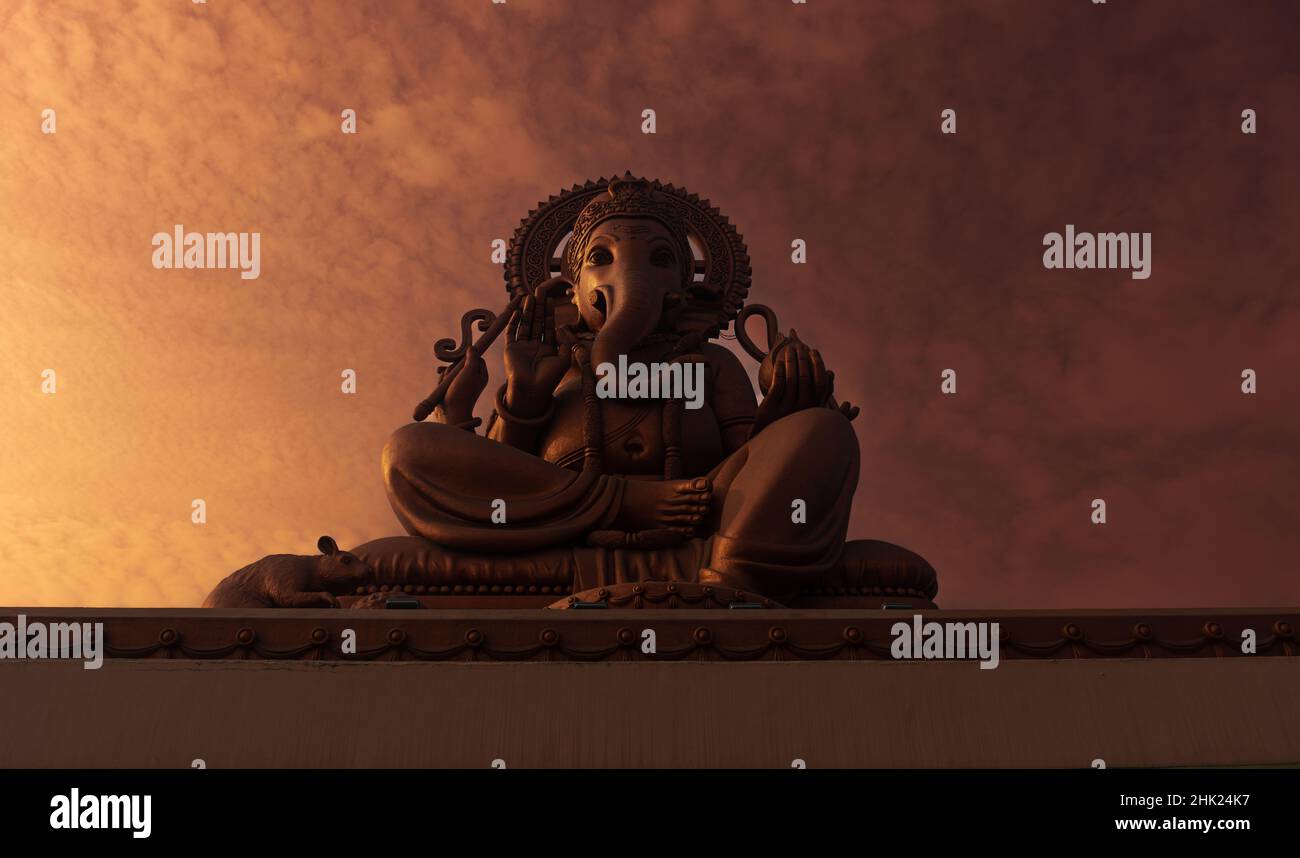Big Lord Ganesha statue Stock Photo Alamy