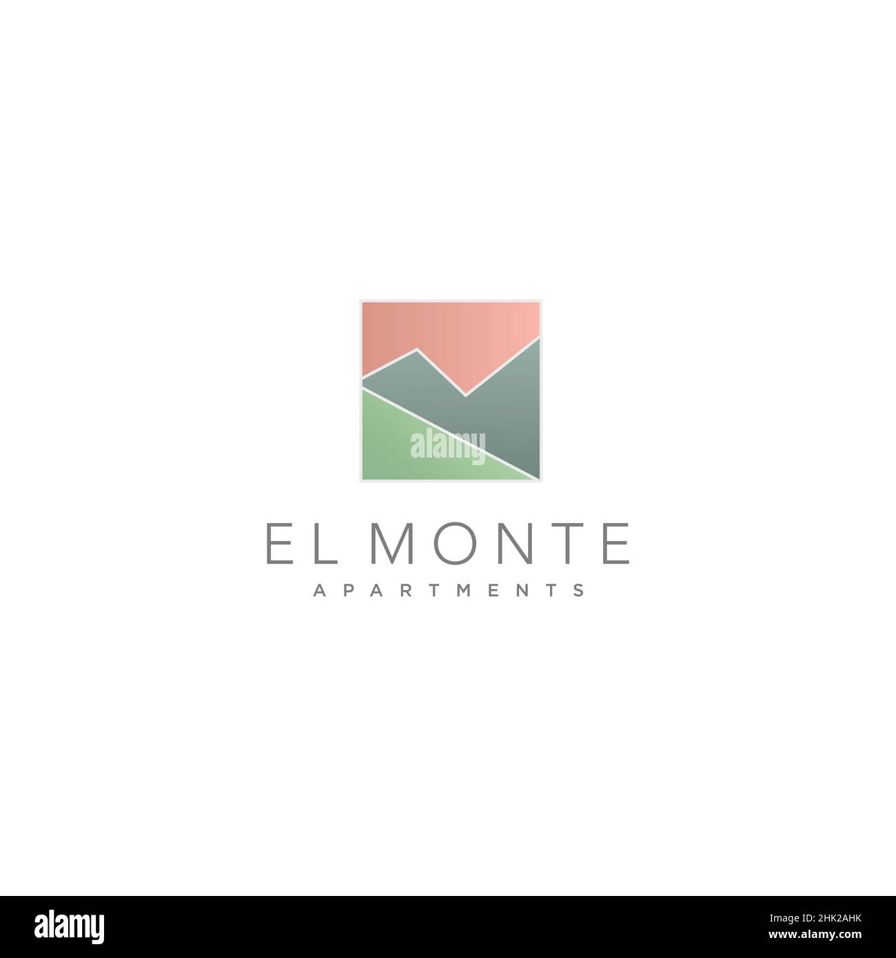 Modern and professional apartment logo 5 Stock Vector
