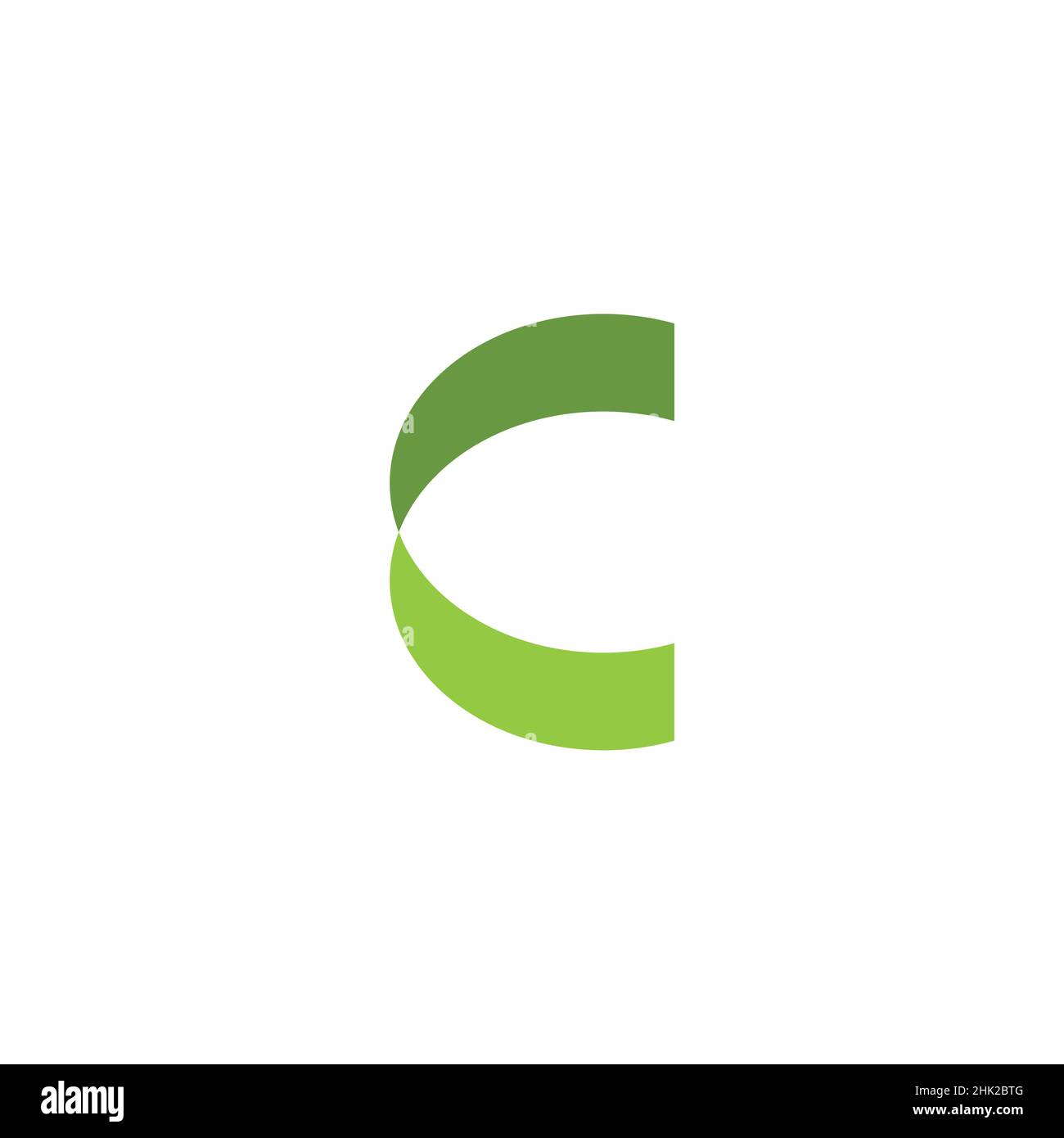 Colorful and attractive C logo design Stock Vector