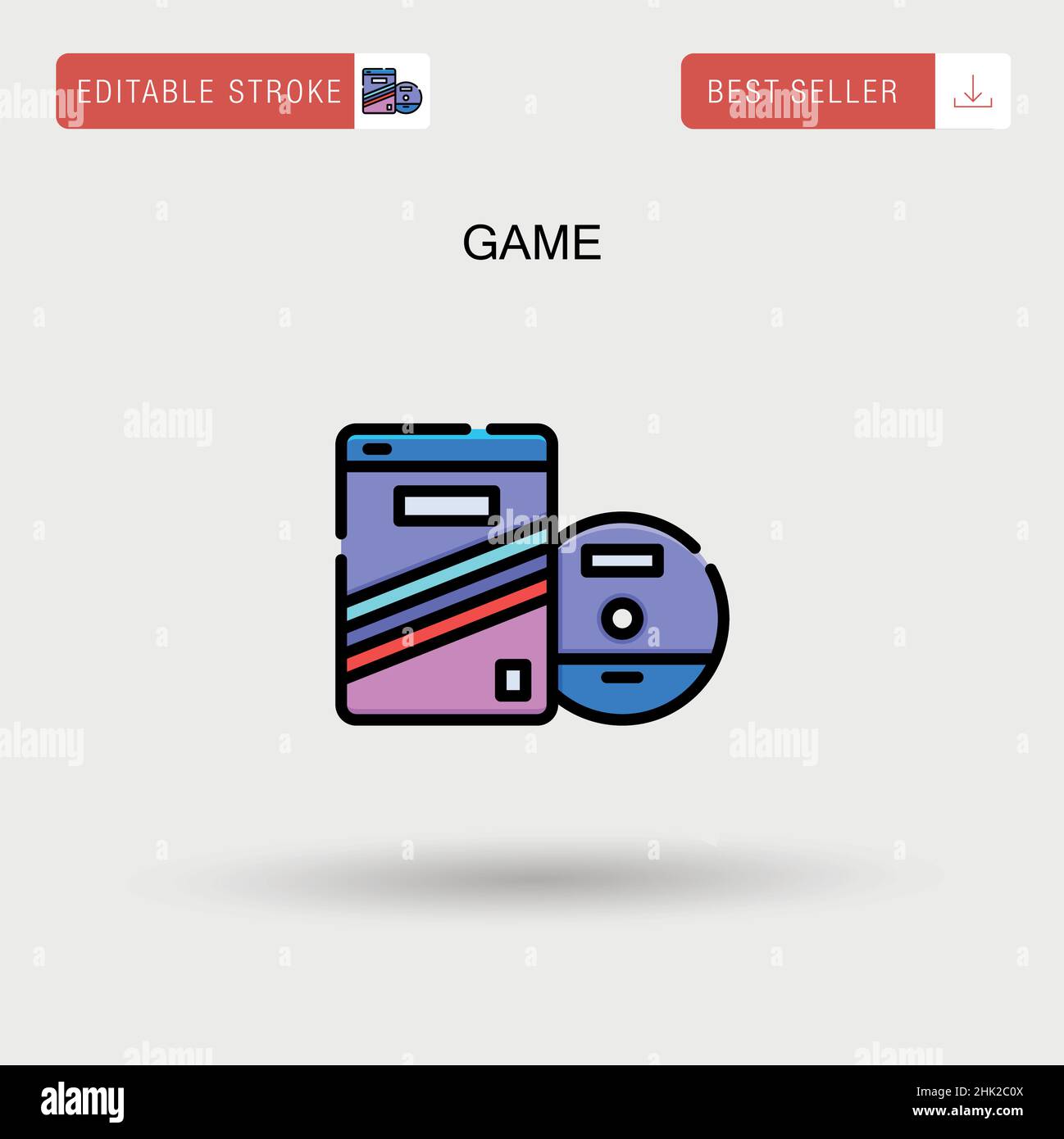 Game Simple vector icon Stock Vector Image & Art - Alamy