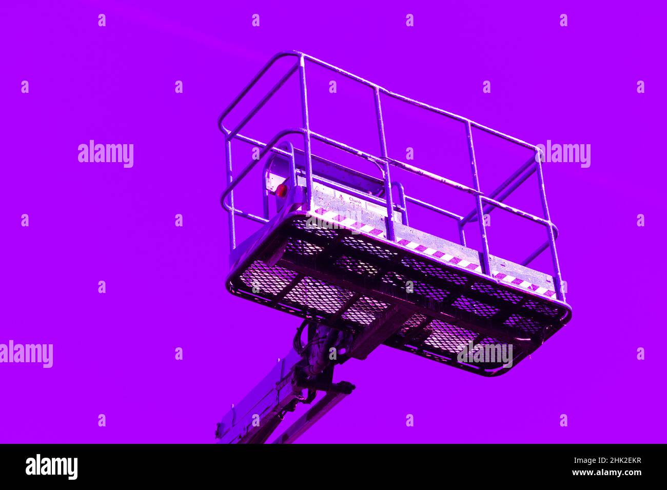 Working at Heights Concept Telescopic Boom Lift ( Very Peri Tone