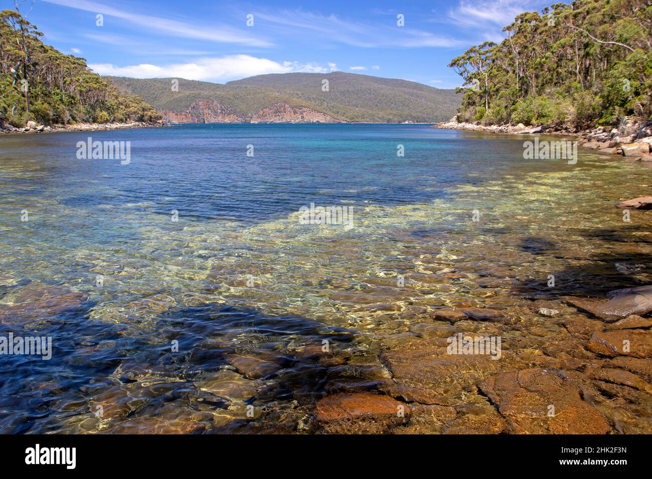 Bivouac Bay, Tasman National Park Stock Photo