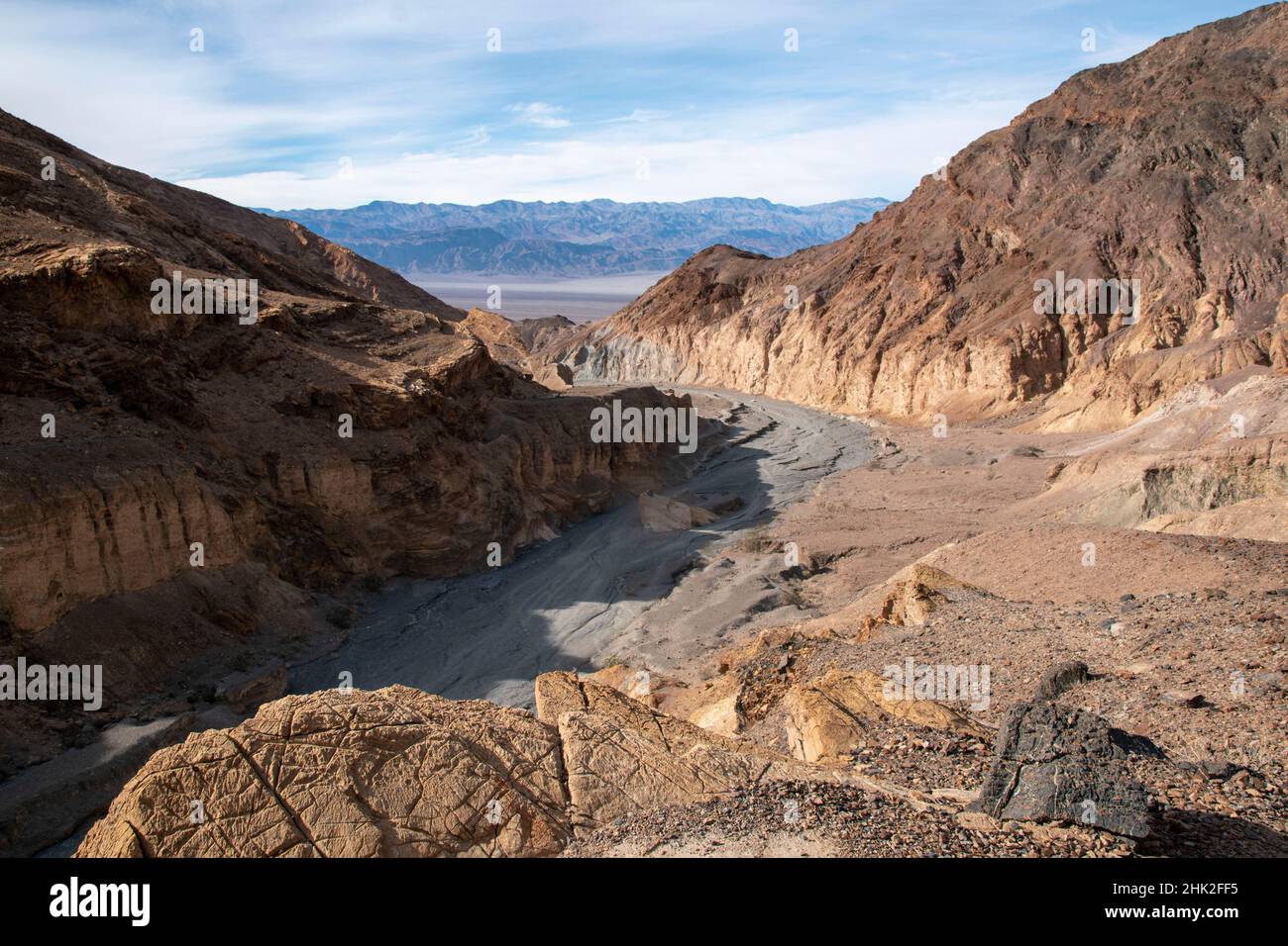 Mosaic Canyon features fascinating geological formations, and is a huge