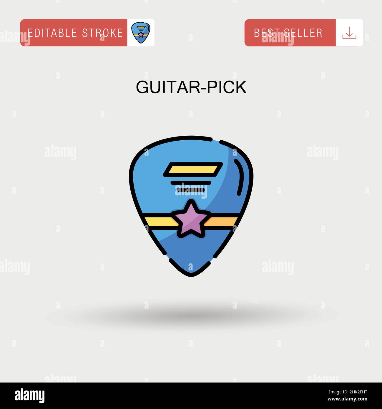 Guitar pick vector hires stock photography and images Alamy