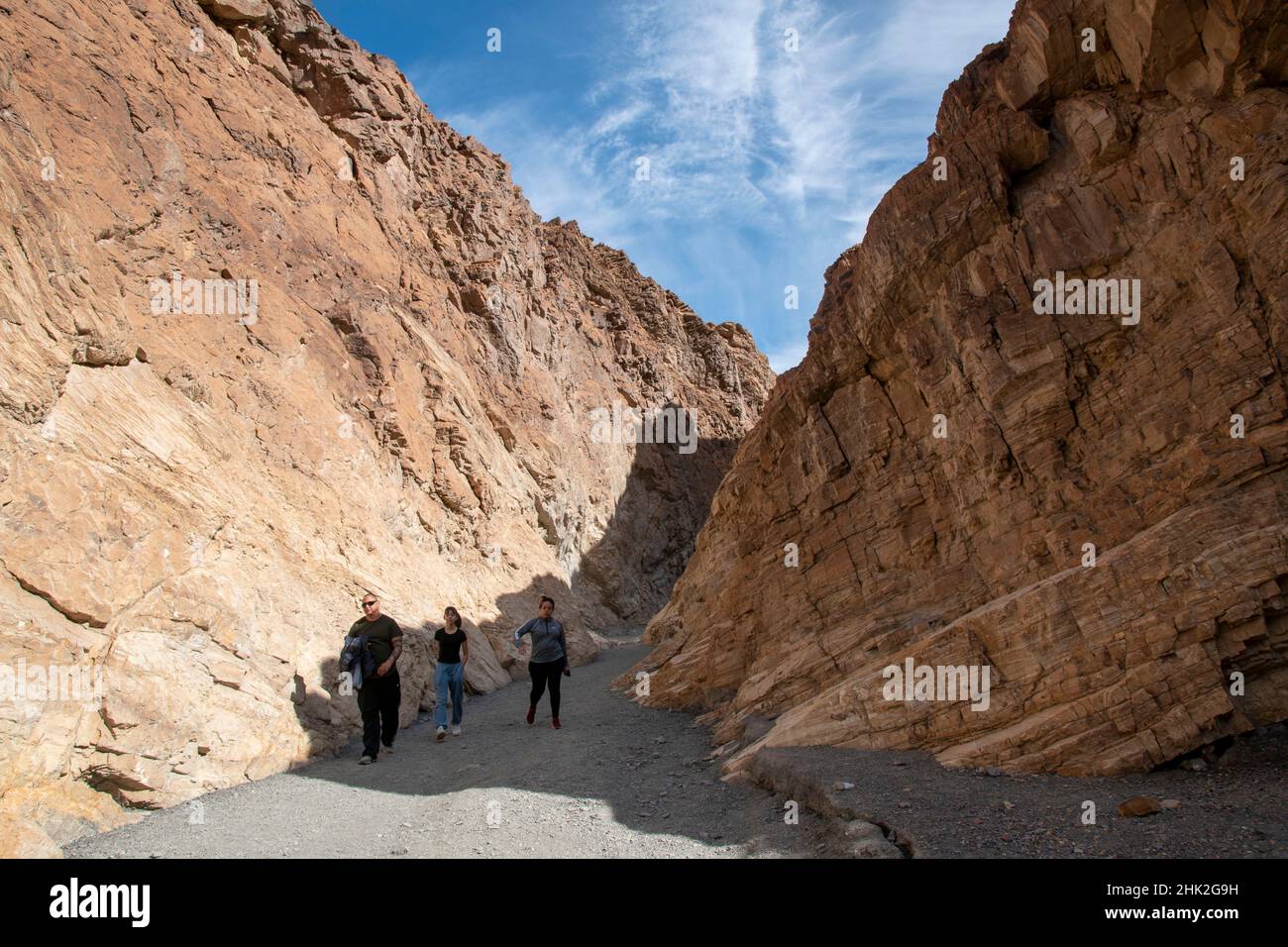 Mosaic Canyon features fascinating geological formations, and is a huge