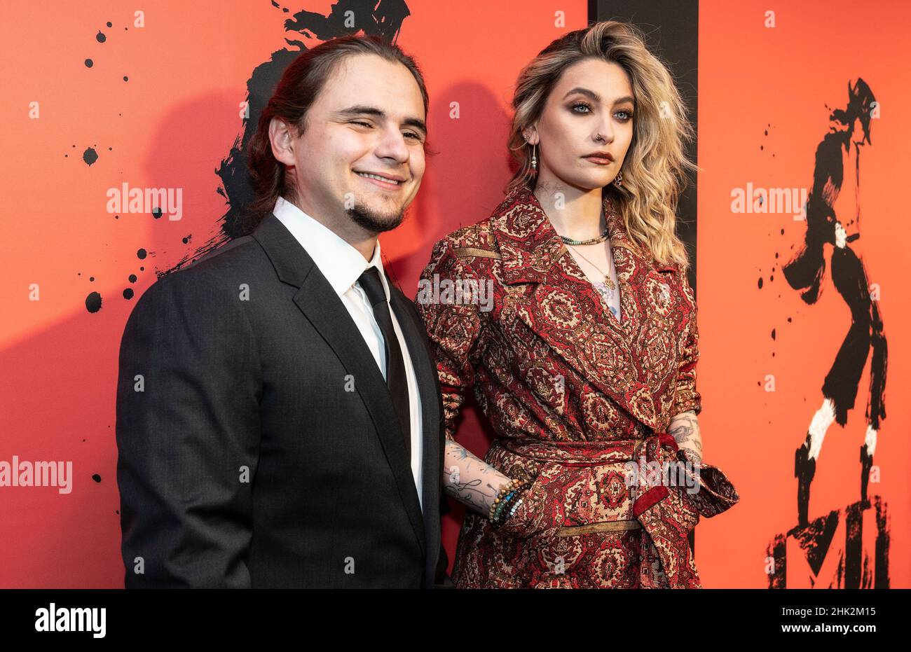 New York, USA. 01st Feb, 2022. Prince Jackson and Paris Jackson attend