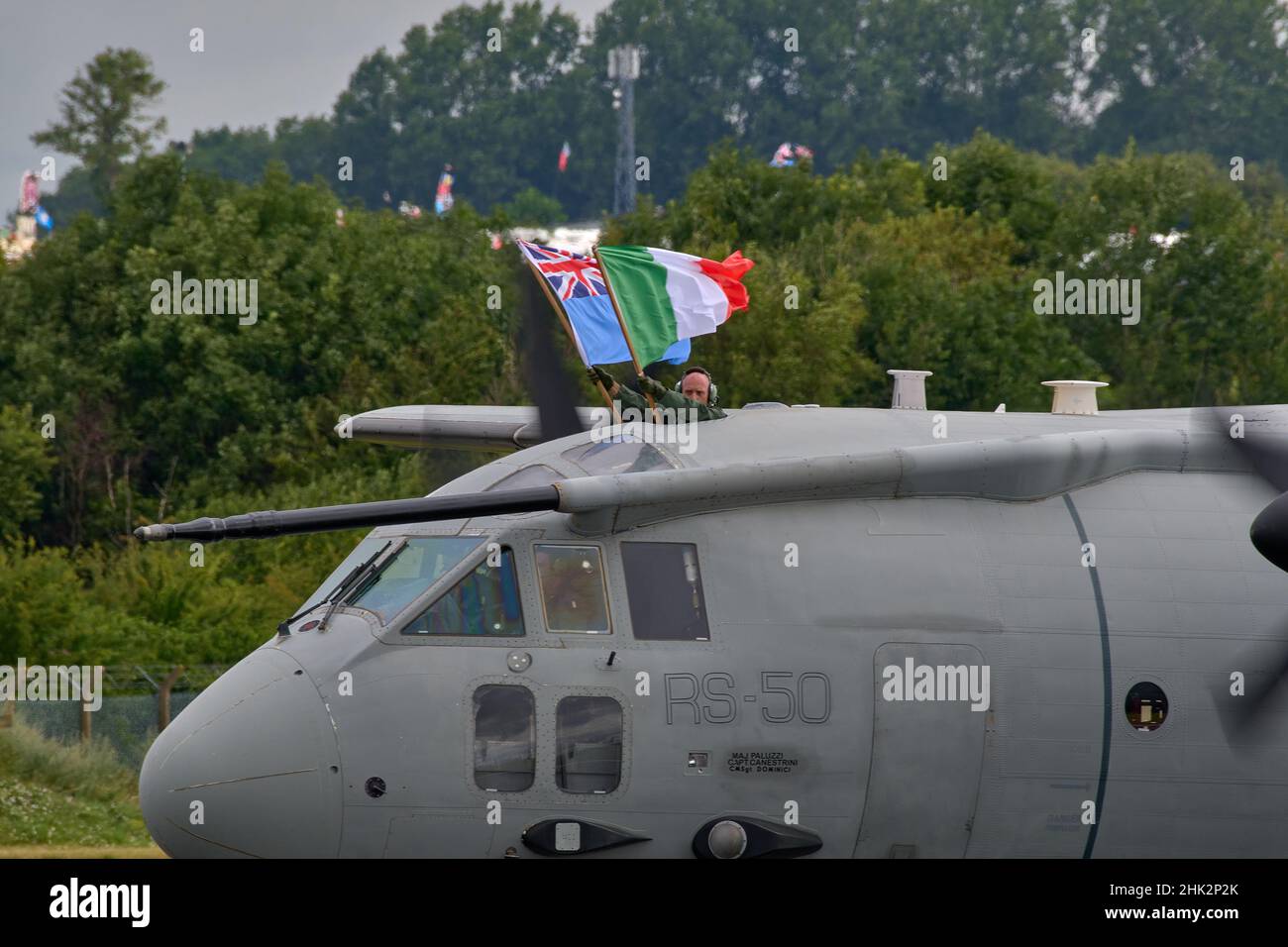 Alenia C-27J 'Spartan' at RIAT, RAF Fairford Stock Photo