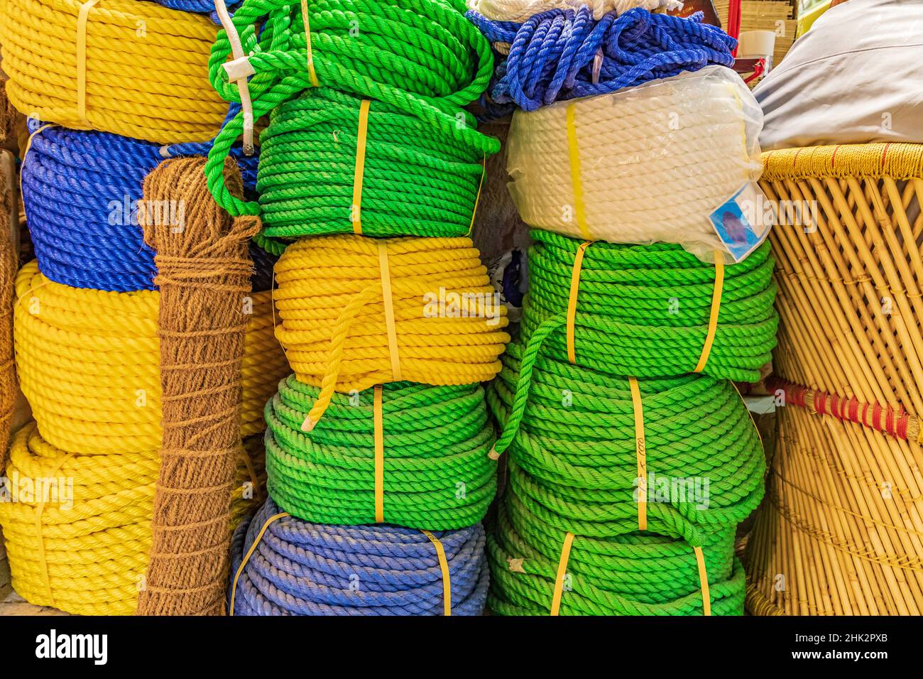 Colorful rope hi-res stock photography and images - Alamy