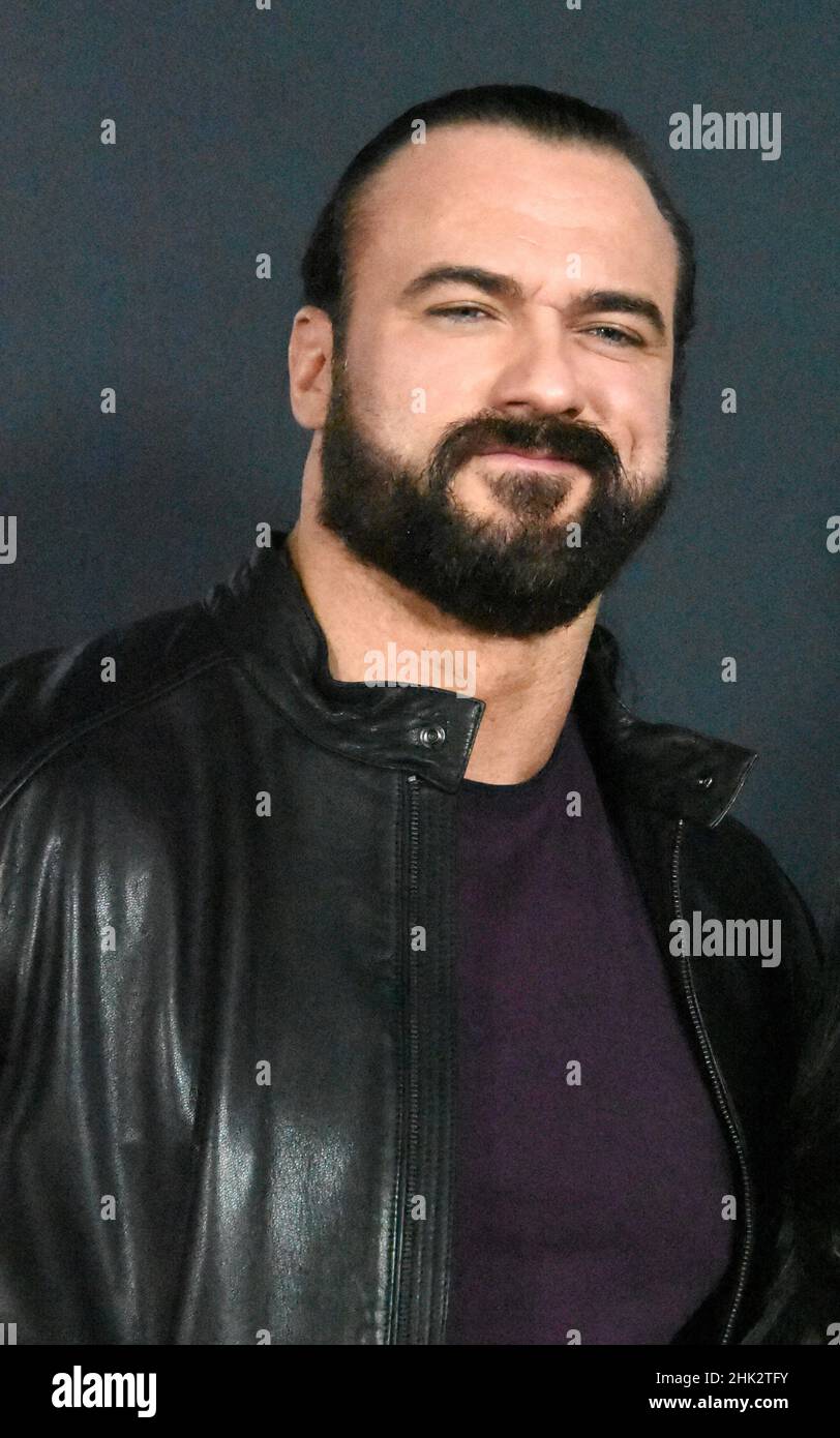 Los Angeles, California, USA 1st February 2022 WWE Wrestler Drew