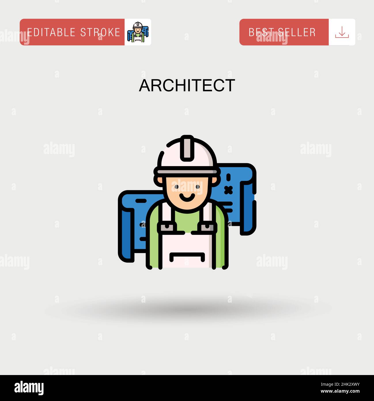 Architect model desk Stock Vector Images Alamy