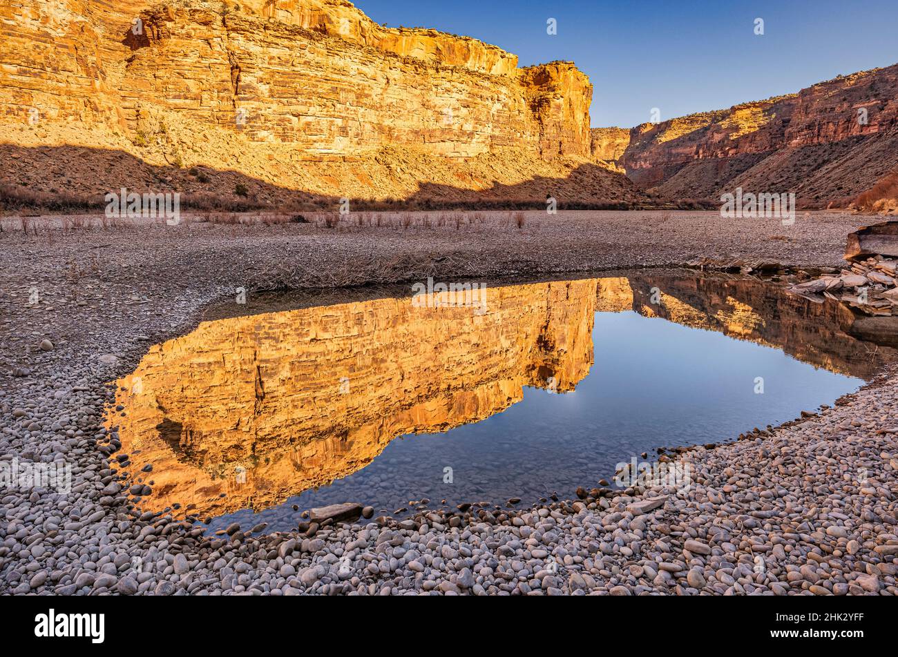 Pool, Colorado River, Moab, Utah Stock Photo - Alamy
