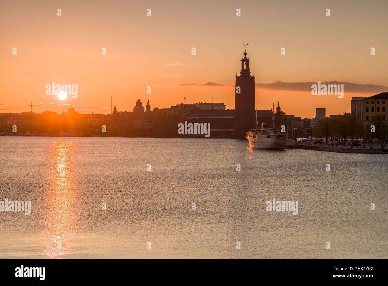 Stockholm sunset skyline hi-res stock photography and images - Alamy