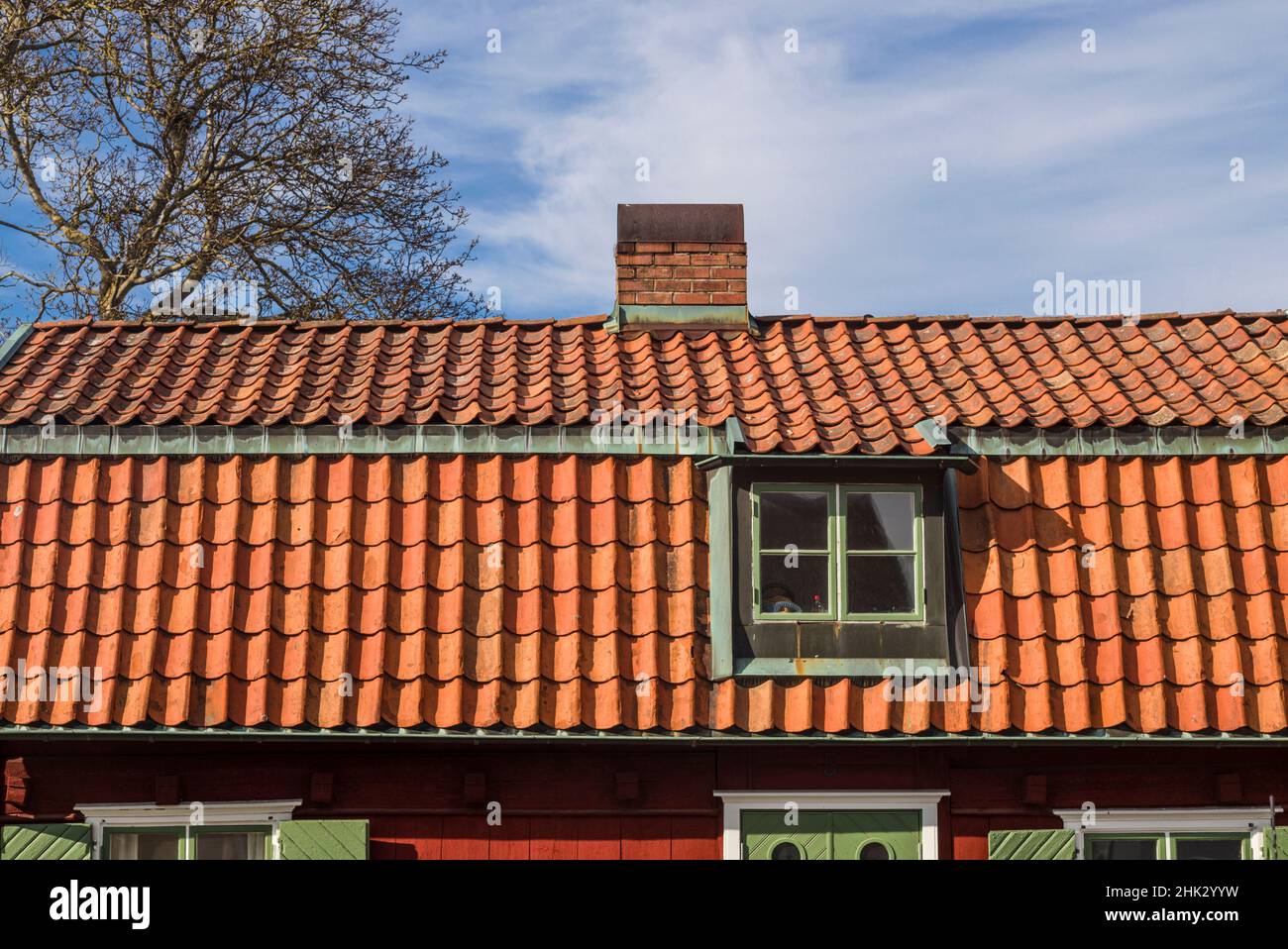 Sweden, Gotland Island, Visby, house detail (Editorial Use Only Stock