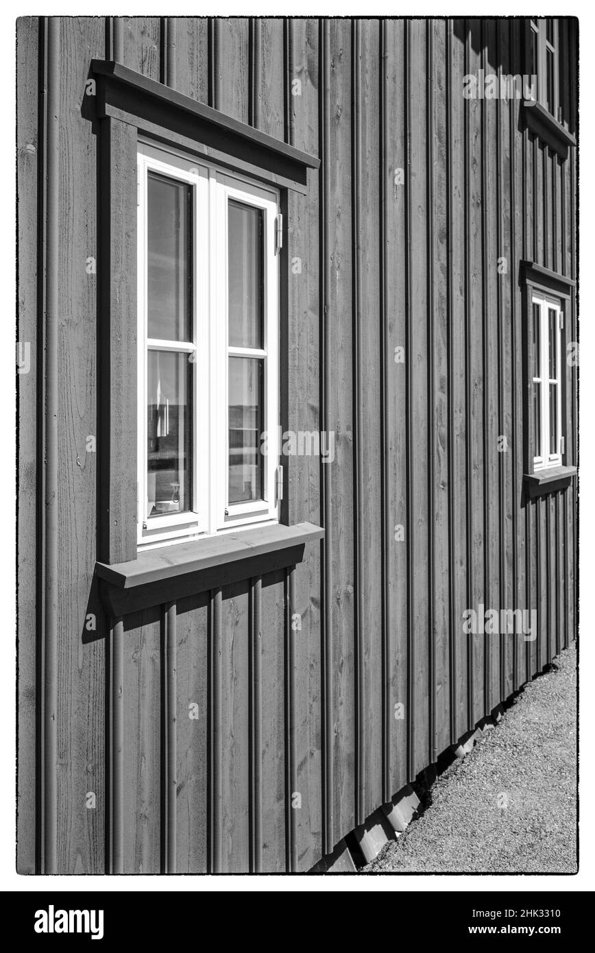 Sweden, Bohuslan, Orust Island, Mollosund, village house detail Stock Photo