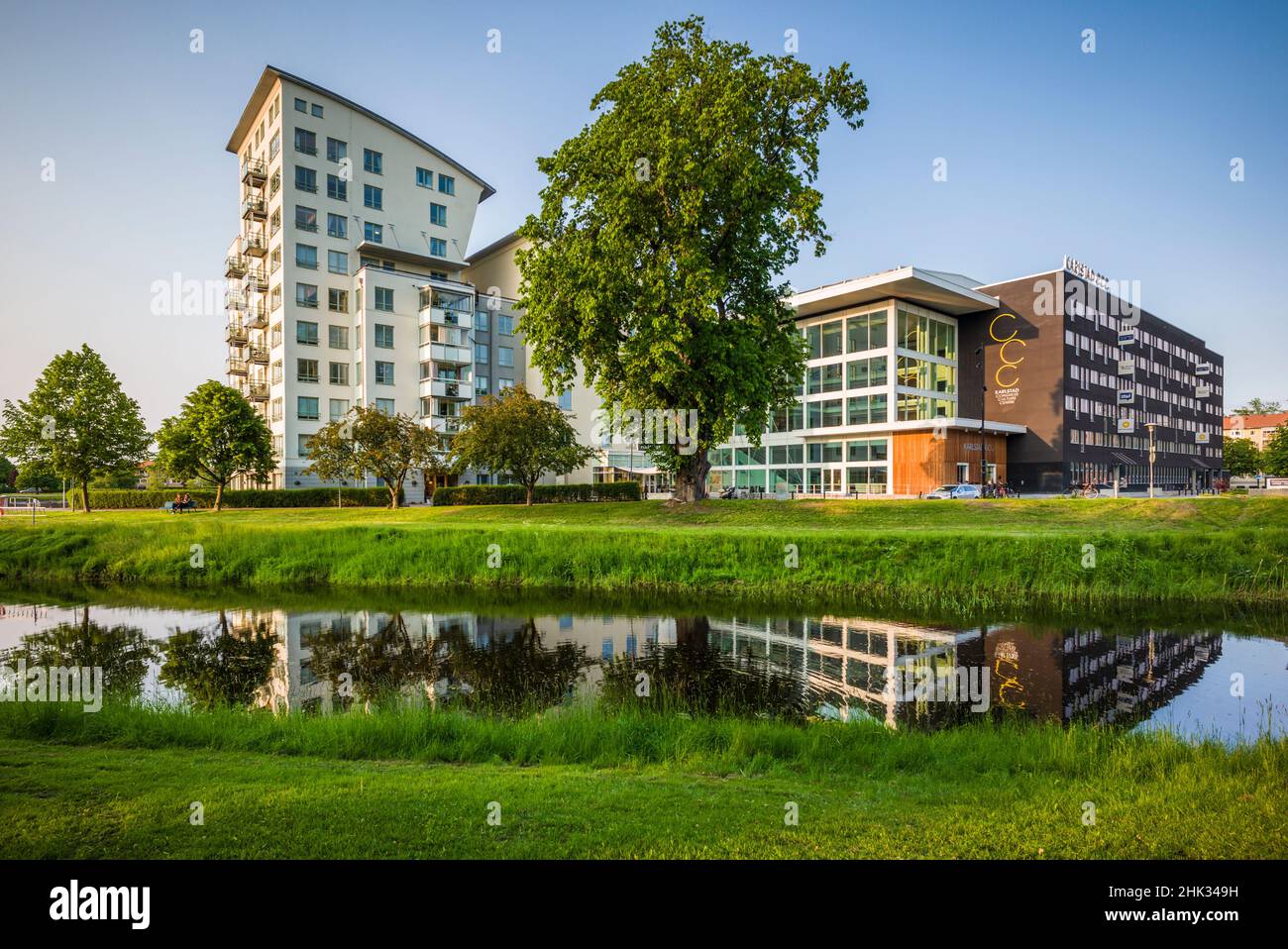 Sweden, Varmland, Karlstad, Karlstads CCC, congress center and high
