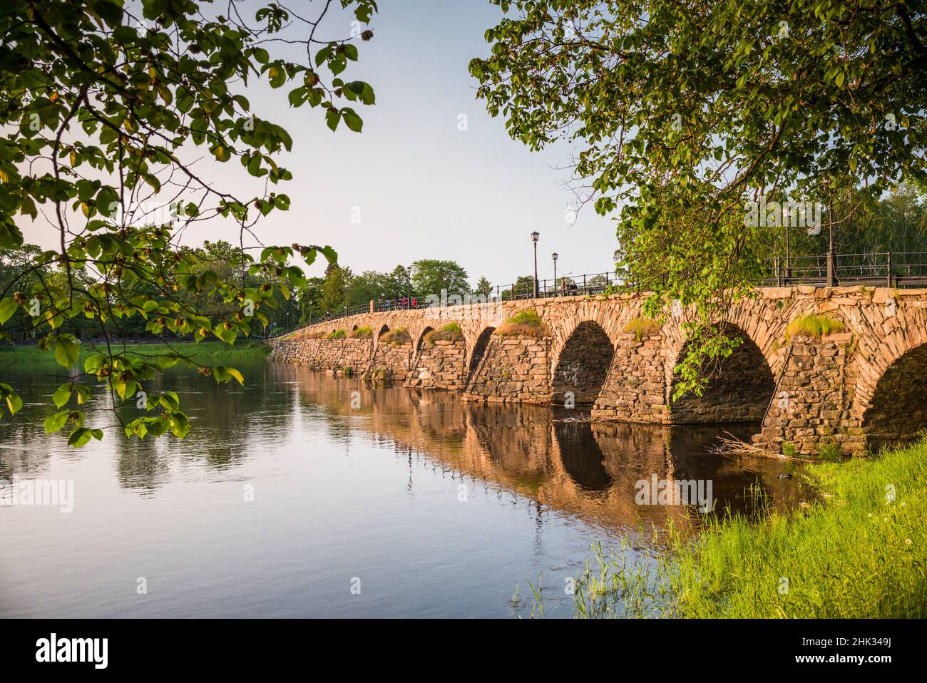 Sweden, Varmland, Karlstad, bridge, longest stone arch bridge in Sweden