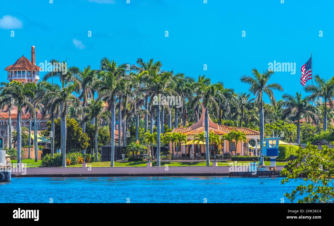Mar-A-Lago, Palm Beach, Florida Stock Photo