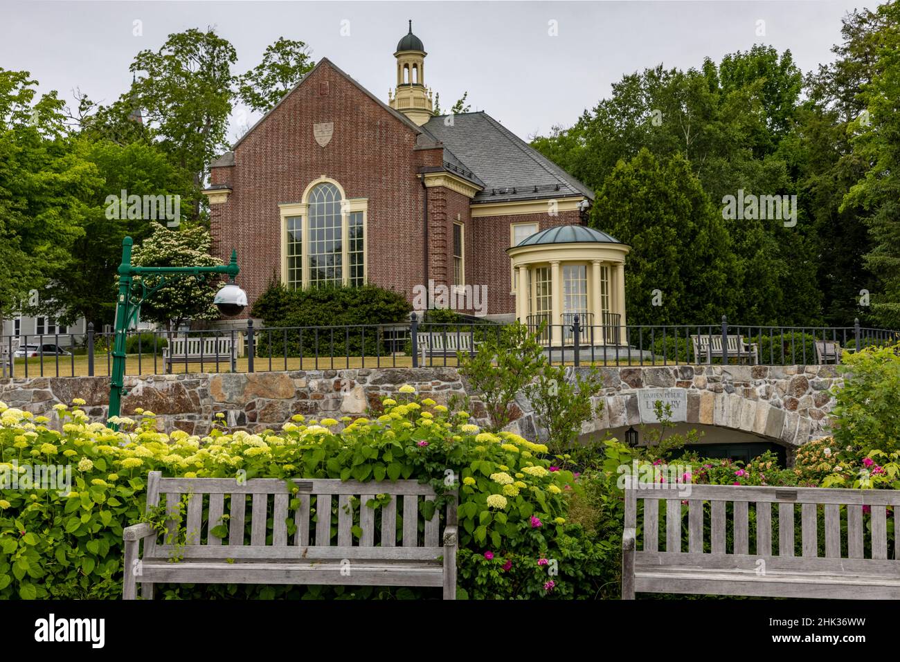 Public library in Camden, Maine, USA Stock Photo Alamy