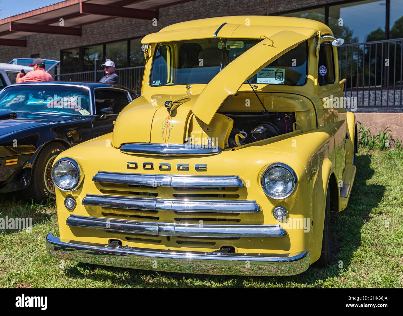 Marble Falls, Texas, USA. Vintage Dodge pickup truck at a car show