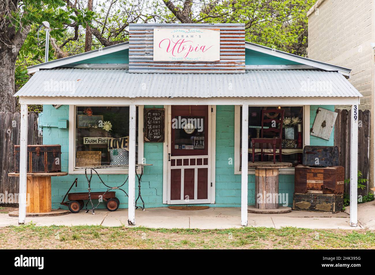 Utopia, Texas, USA. Small store in the Texas Hill Country. (Editorial