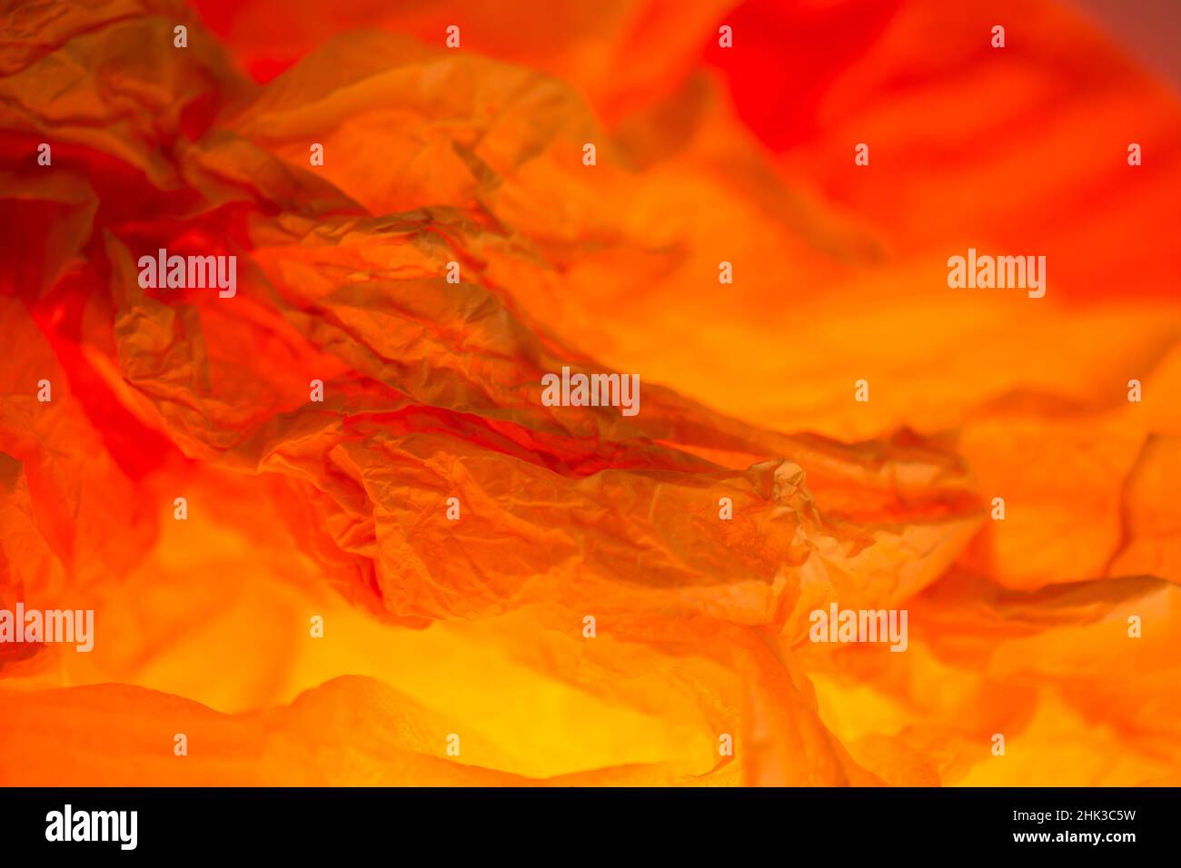 Colorful Tissue Paper and Light Stock Photo