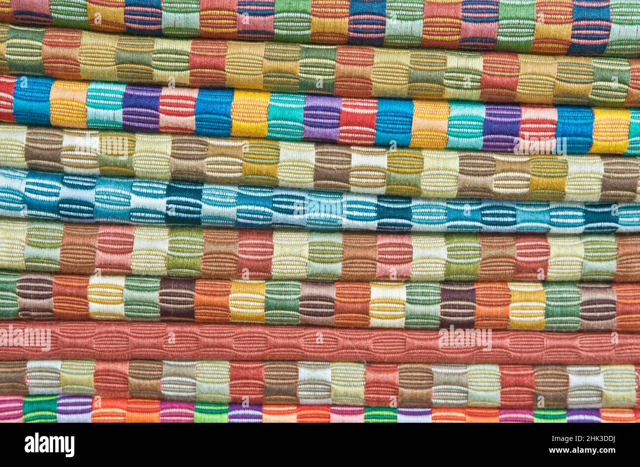 Latin America, Guatemala, Antigua, Souvenir Cloth Placemats Stock Photo