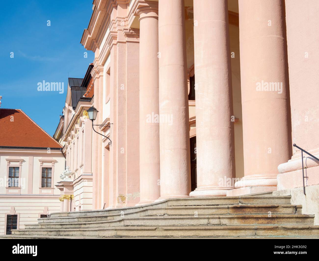 The collegiate church. Gottweig Abbey, a UNESCO World Heritage Site ...